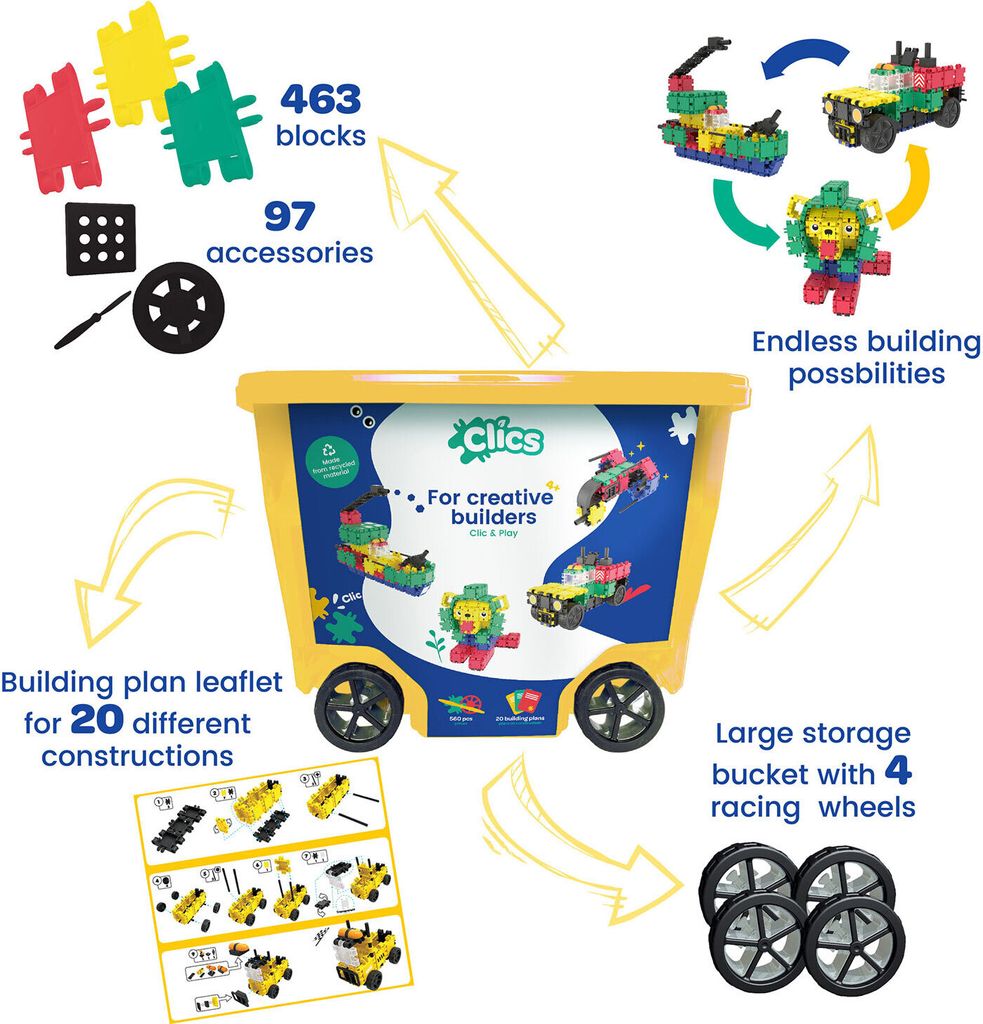 CLICS CB606 Bauspielzeug (CB606) Produktbild 2