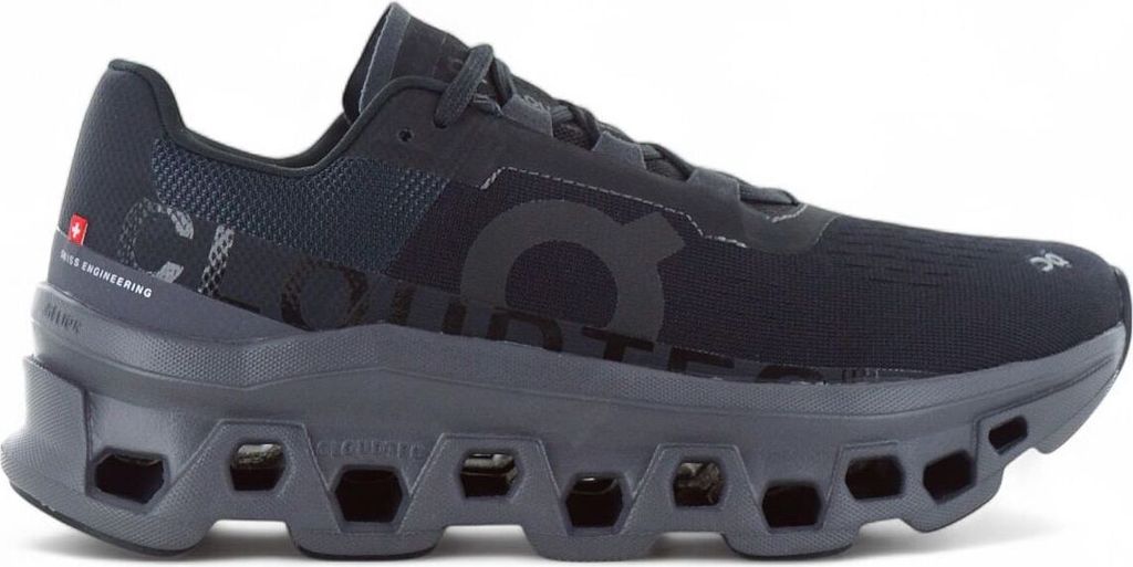 ON Running Cloudmonster - Damen Laufschuhe Cloud Schuhe Black-Magnet 61.99024 , EU 40.5 US 9