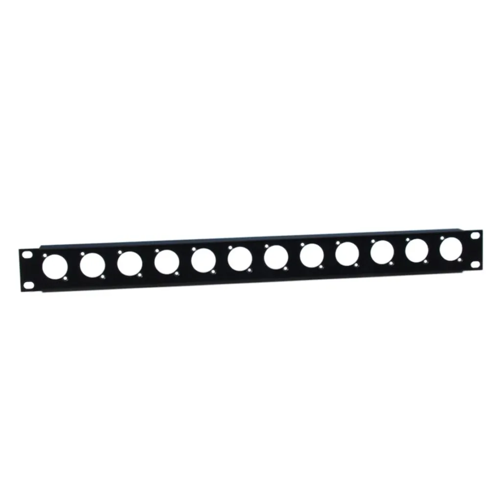Cache Rack 1U en Acier Renforcé Adam Hall 872215 avec Profilé en U