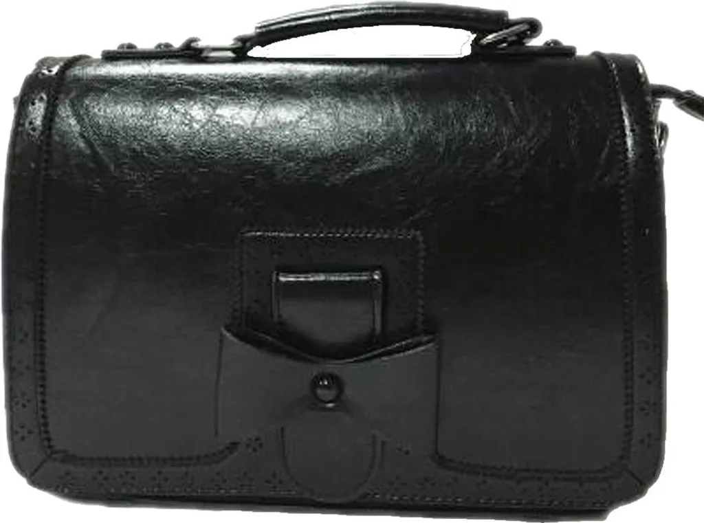 Sac à main Banned Retro Scandal Noir - Sacoche Vintage Élégante