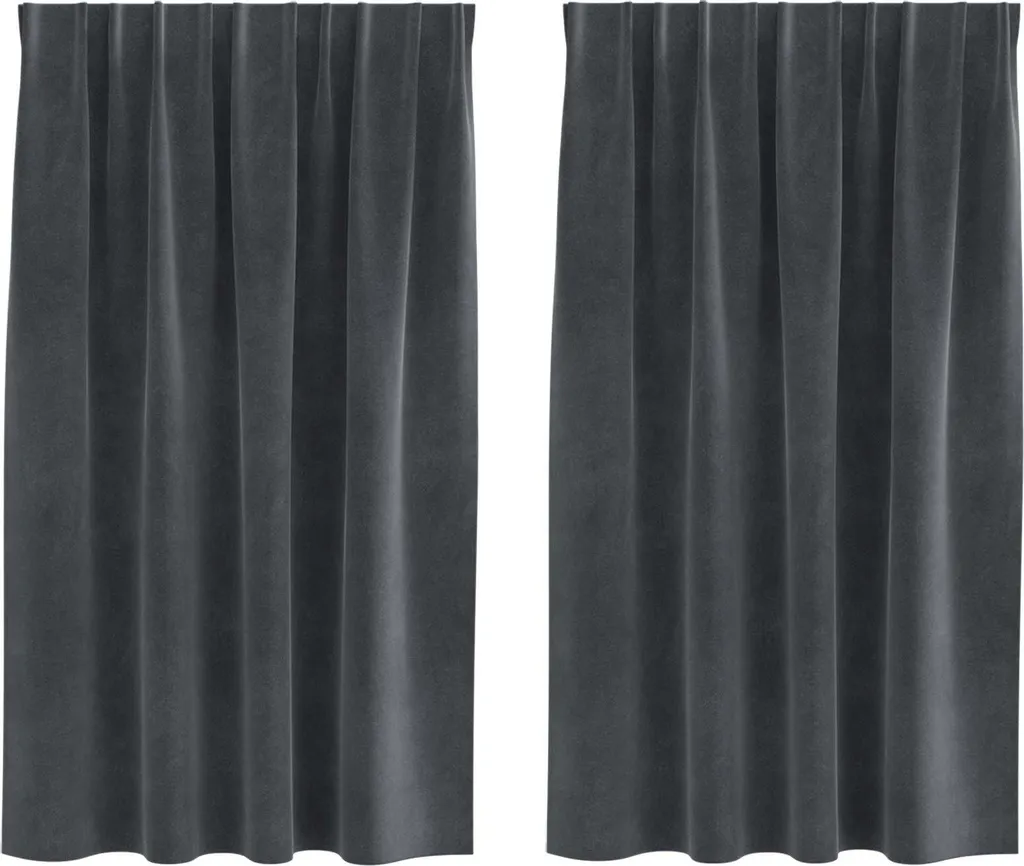 Set 2 Tende Oscuranti vidaXL Grigio Chiaro - Perfette per il Riposo