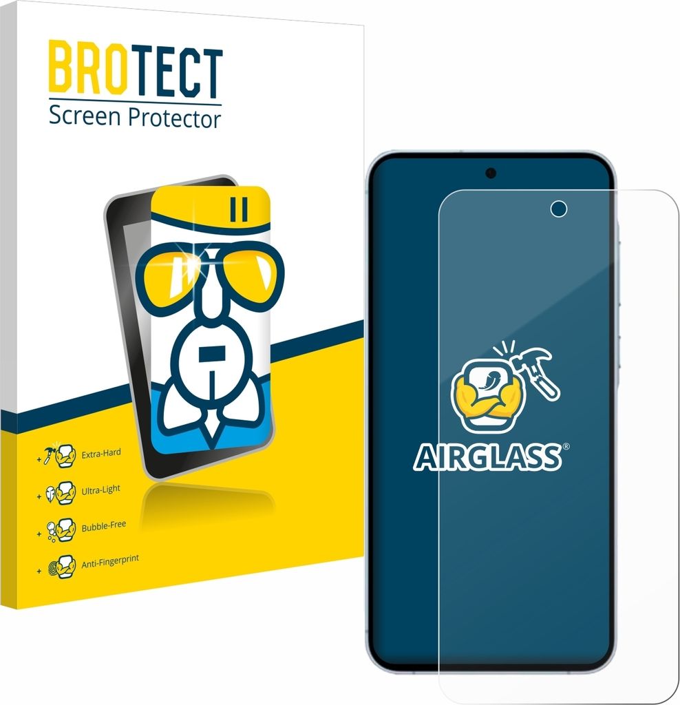 BROTECT Schutzglas für Samsung Galaxy M35 Schutzfolie Panzer Folie Glas Display Schutz klar