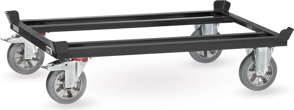Fetra Paletten-Fahrgestell für Gitterboxen + Flachpaletten, 22811/7016
