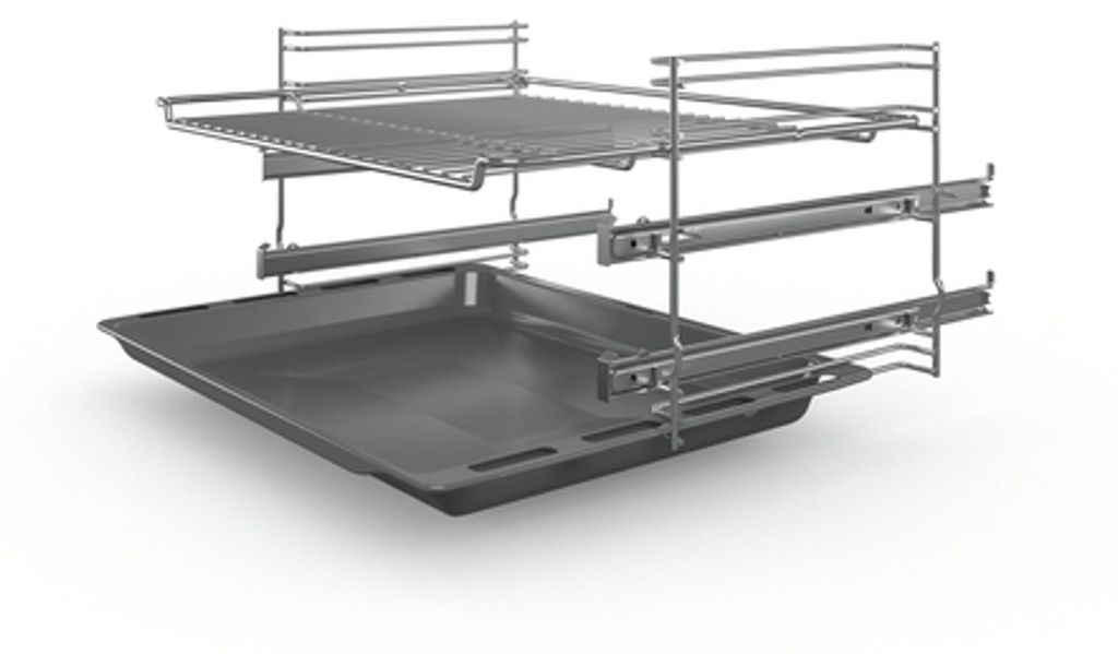 Bosch Serie 4 HKR39C250, Volně stojící sporák, Černá, Šedá, Obrázek produktu 