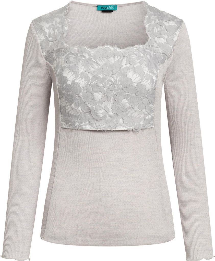 Tooche Langarmshirt "Grey Orchid"