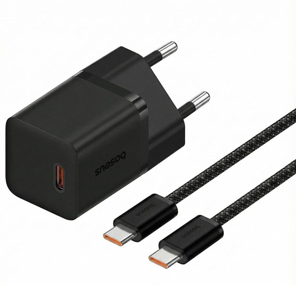 Baseus P10110902113-01 USB-C GaN5 mini 30W mains charger Black
