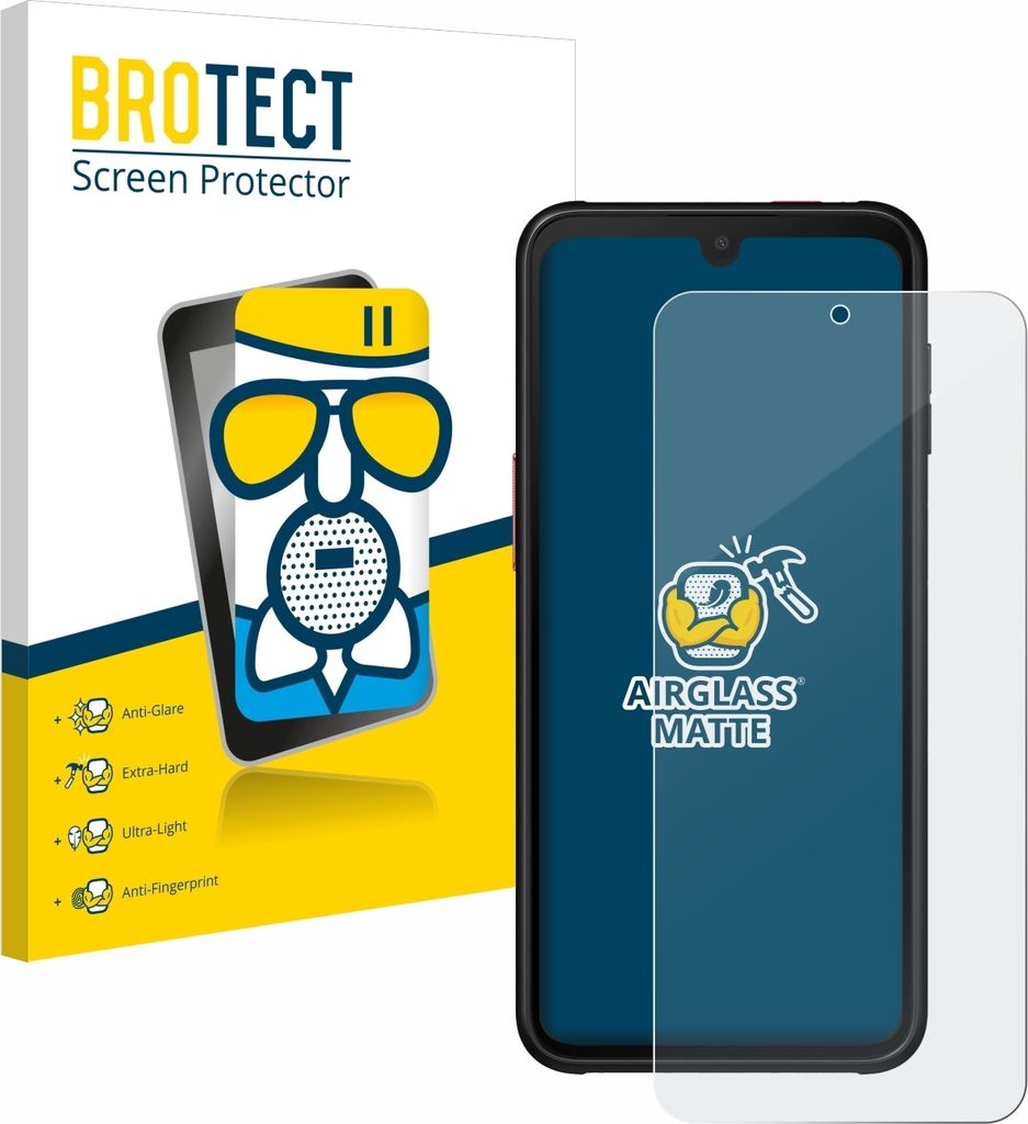 BROTECT Entspiegelungs Schutzglas für Samsung Galaxy Xcover 6 Pro Schutzfolie Panzer Folie Glas Display Schutz matt