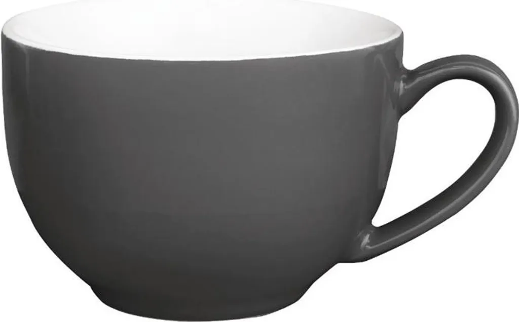 Olympia Cafe Tazze Cappuccino Grigio 34cl - Set 12 Pezzi Professionali