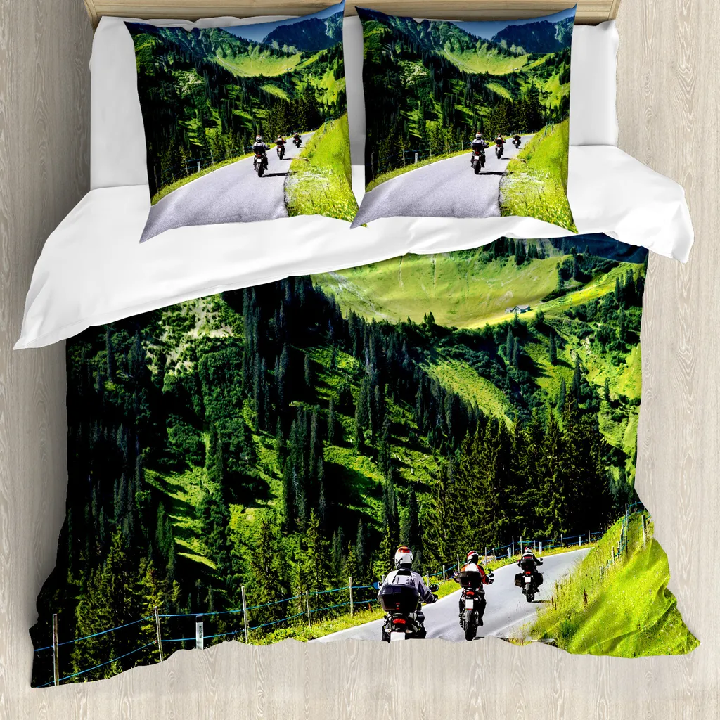 Copripiumino Verde ABAKUHAUS Mountain Bike Matrimoniale