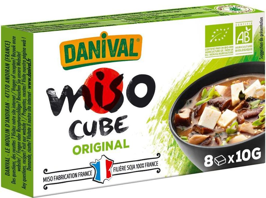 MISO KOSTKI BIO (8 x 10 g) 80 g - DANIVAL