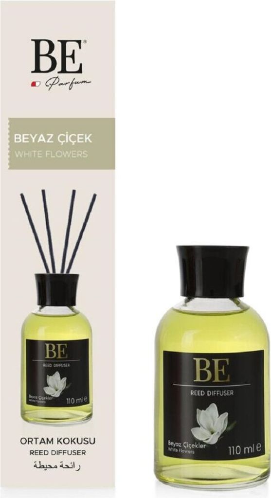 B&E erfrischender Raumduft Lufterfrischer Duftspender – wohlfühlender Duftspender für ihr zuhause Weiße Blume