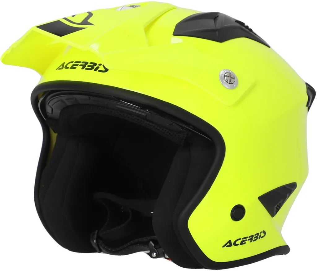 Casque jet haute visibilité ACERBIS Jet Aria 22.06 jaune brillant