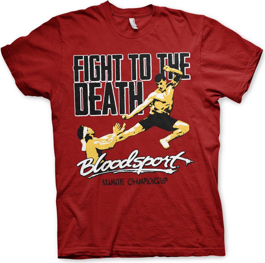 Bloodsport - Fight To The Death T-Shirt - Small - TangoRed