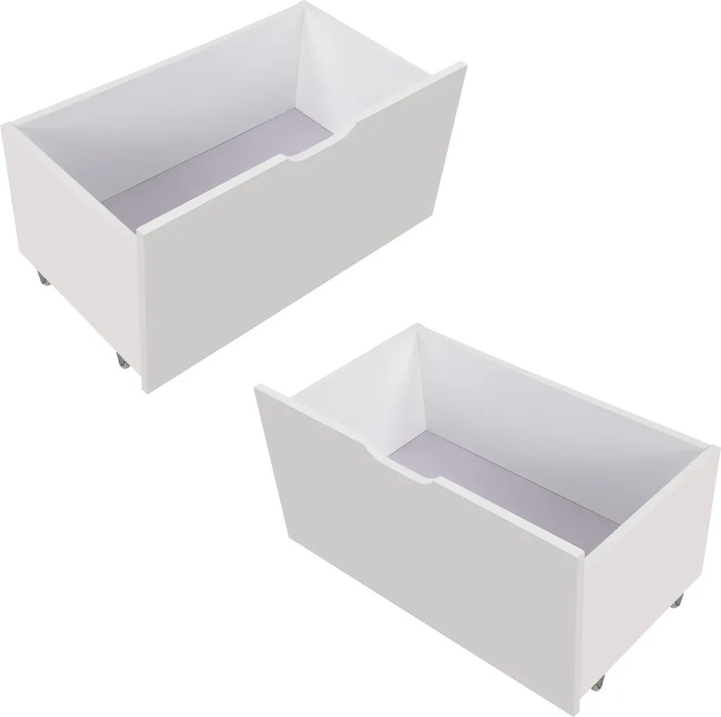 Optimisation rangement chambre : Tiroir sous lit Sweiko 73 cm par 2 - 2