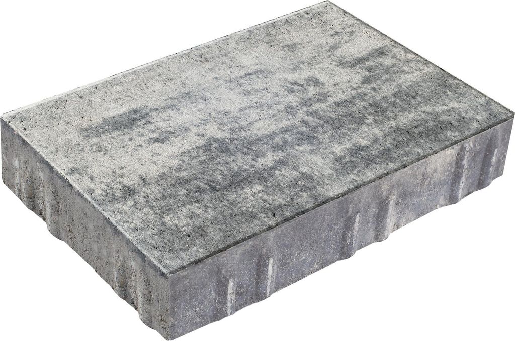 Pflastersteine LUMO WEIß-SCHWARZ 30/20/6 CM PE2