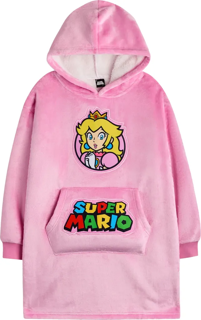 Hoodie Couverture Nintendo Rose NS8755 Fille Polaire Moelleuse 122-128 cm