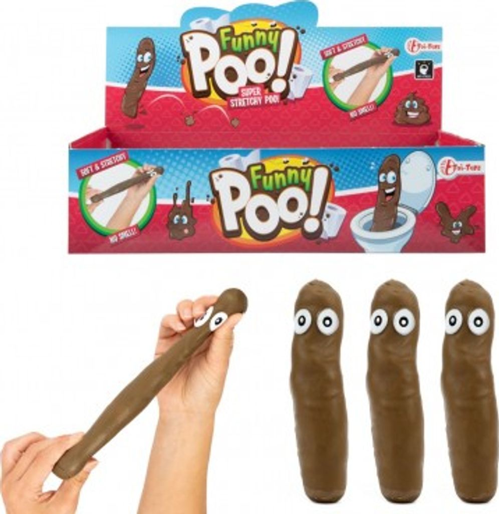 Toi-toys Funny Poo Anti-Stressdrol super dehnbar, 16cm Produktbild 