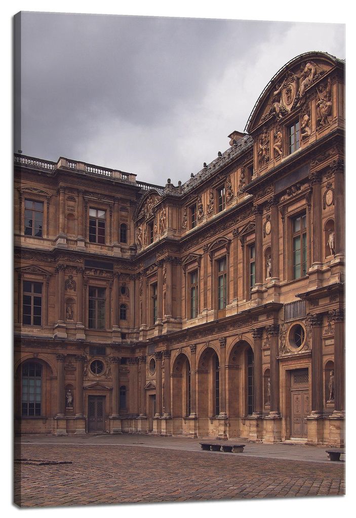 Leinwandgemälde Architektur Paris 40x60 cm