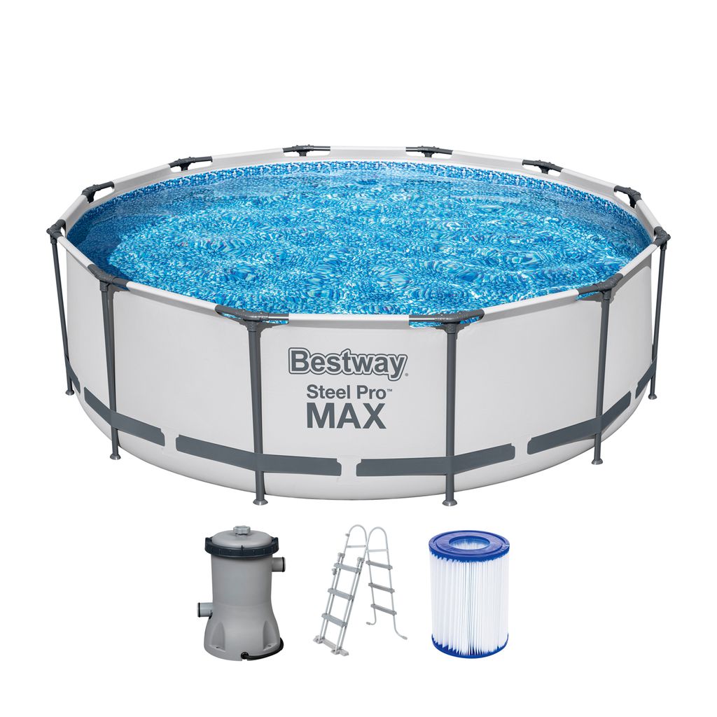 Steel Pro Max™ Frame Pool Komplett-Set, rund, mit Produktbild 60