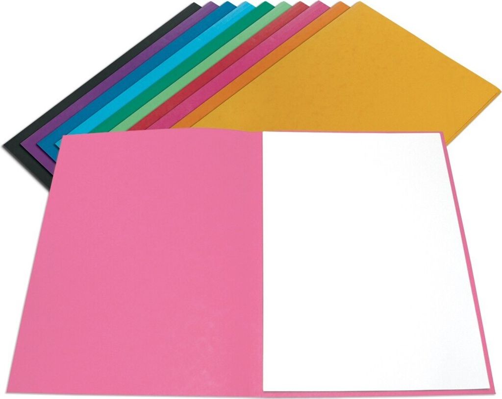 Cartella pieghevole HIT OFFICE senza lembi rosa Immagine del prodotto 