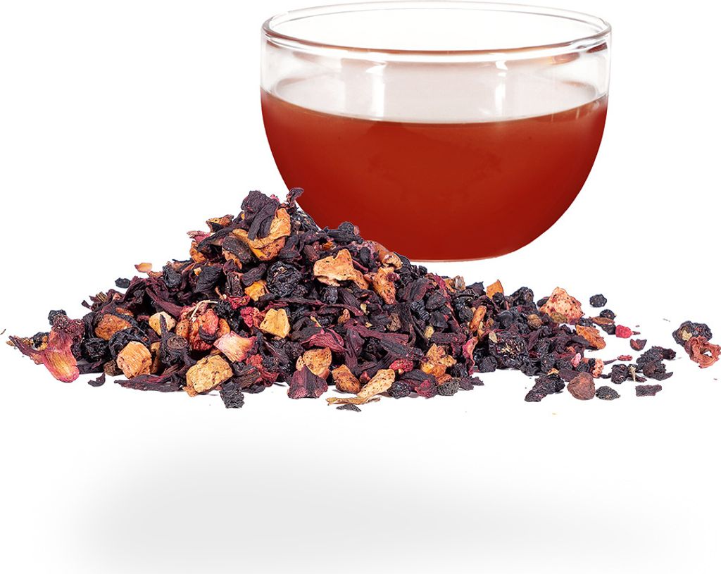 tea4chill Tee / Früchtetee Opas Garten Erdbeer-Note, 100g Beutel