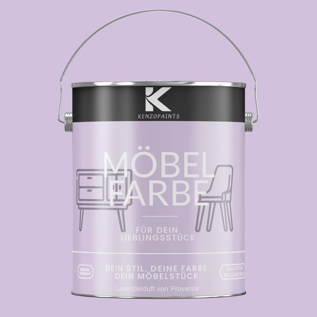 Kenzopaints 2,5Liter Möbelfarbe Möbellack - Lavendelduft von Provence