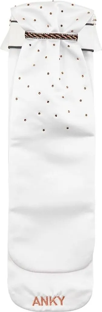 Anky Multi-fit Cravate Blanc M - Accessoire Équestre Ajustable Taille M
