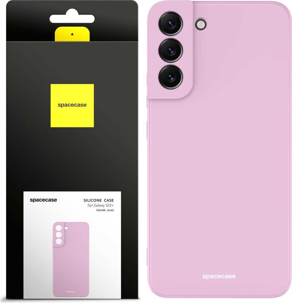 Spacecase Silikonhülle Galaxy S22+ flieder