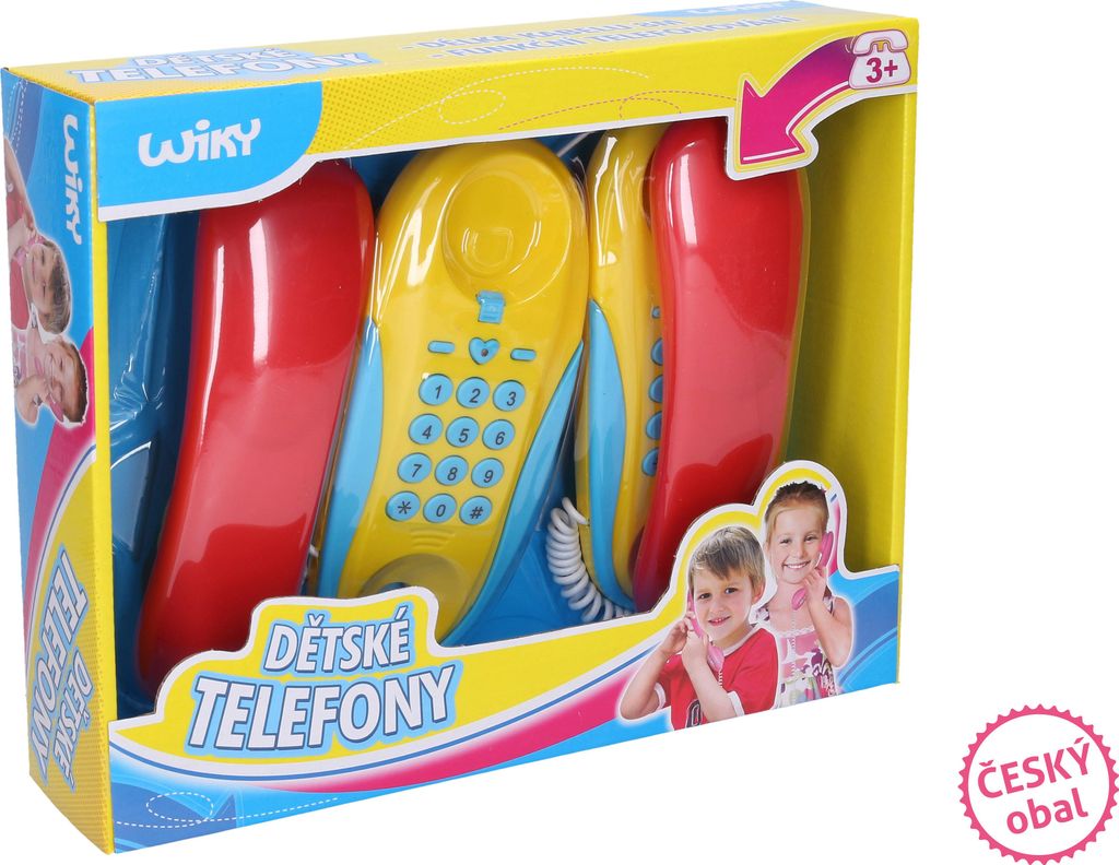 Drahtlose Kindertelefone – Tschechische Verpackung Produktbild 