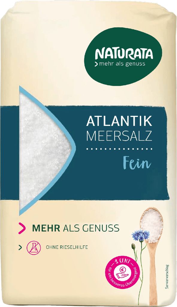 Atlantik Meersalz, fein, 1000 g
