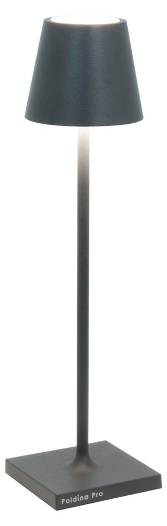 Lampada a led da tavolo Poldina Pro Micro Grigio Scuro Immagine del prodotto 
