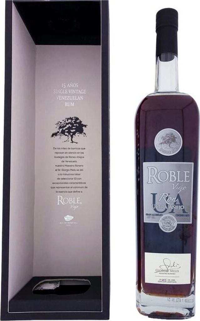 Ron Roble Zafra 15 Years + Box 1750ml 40% Vol.