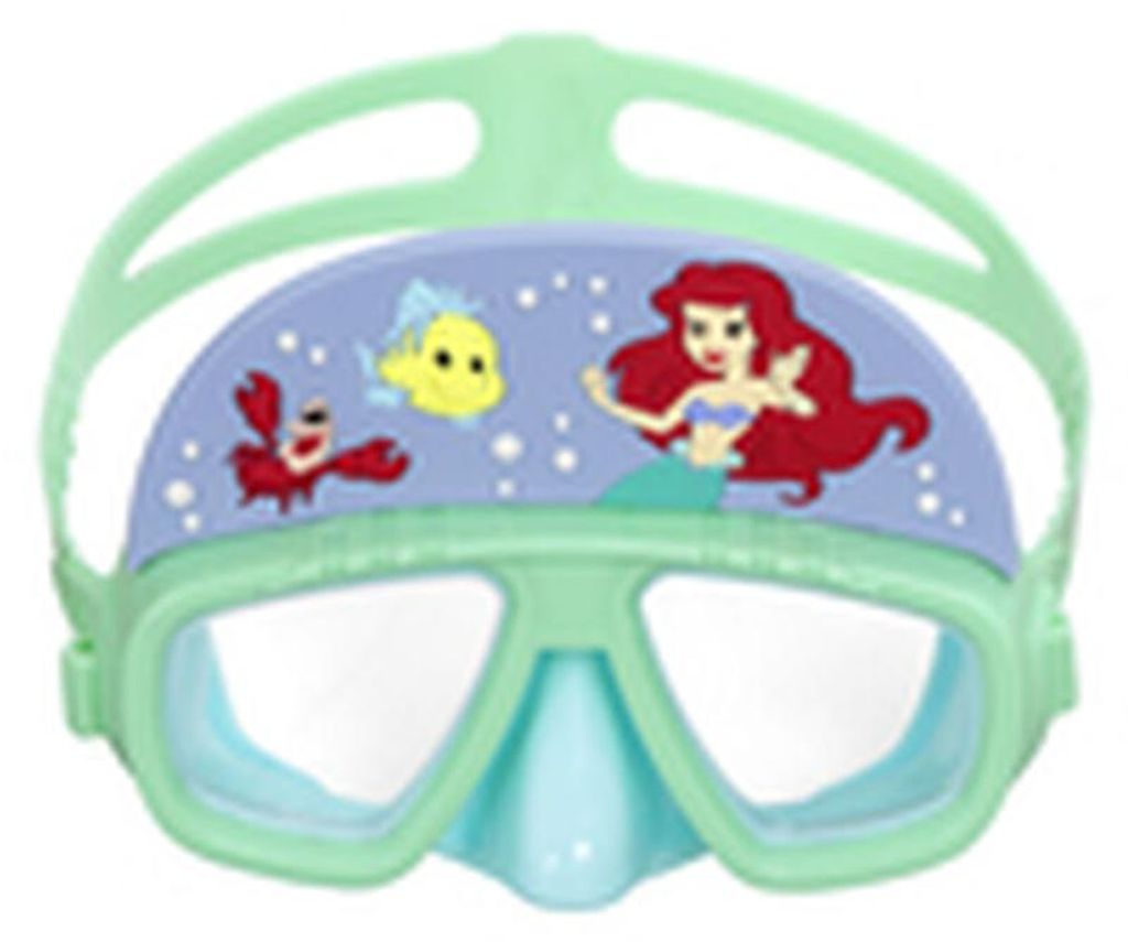 Bestway Schwimmbrille für Kinder Silikonband Prinzessinnen +3 Jahre Pool und Strand 09115