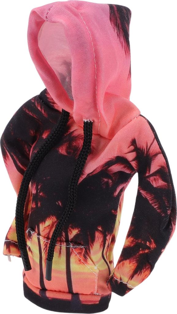 Auto SUV LKW Gangschaltknaufabdeckung Automobil Schaltknaufschutz Coconut Tree Pink, Gelb 1 Stück 17,5x11,5 cm/6,89"x4,53" Polyester