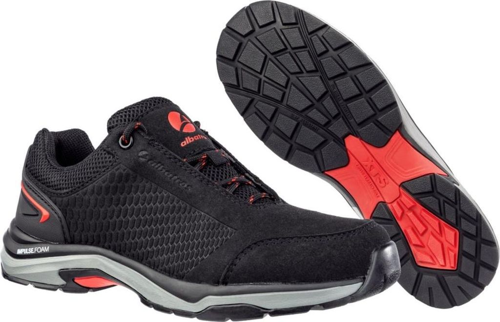 Albatros Berufsschuh VIALE BLACK LOW O1 HRO SRC 654430 schwarz, 43