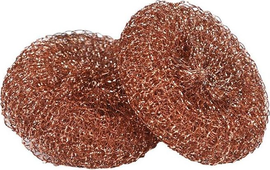 10er-Pack kupferbeschichtete Topfreiniger von – Scheuerschwamm für Geschirr, Töpfe, Pfannen und Öfen. Einfaches Scheuern für die Reinigung sc...