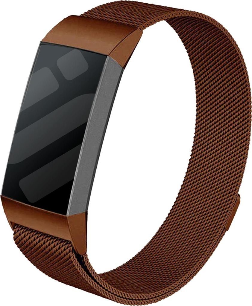 Strap-it Milanese Armband - Kompatibel mit Fitbit Charge 4 Armband Ersatzarmband Edelstahl - Magnetverschluss - Hochwertiges Material - für Fitbit...