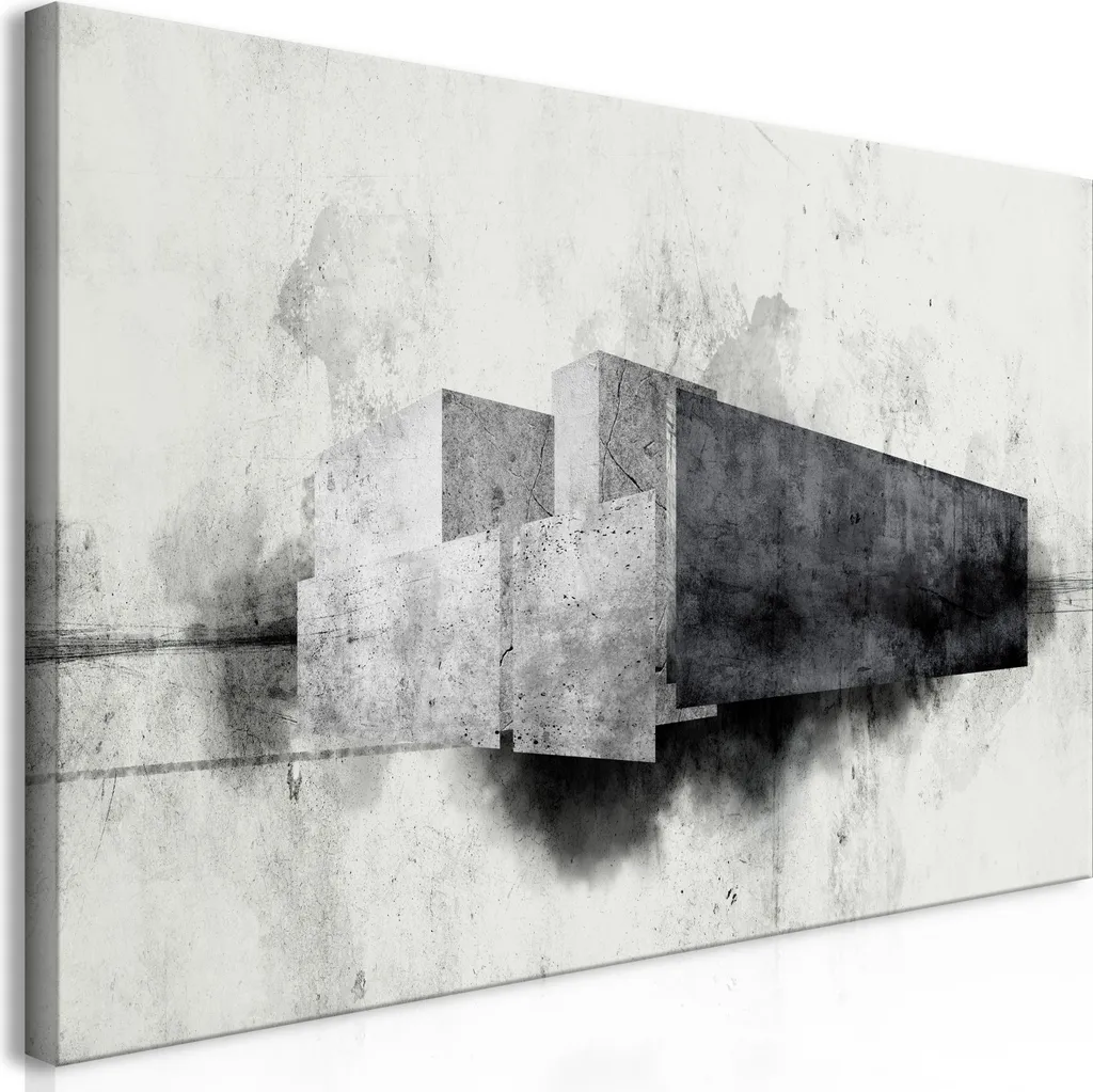 Quadro su tela italiano - Variazione architettonica (1 parte) 120x60 cm Astratto a-A-0732-b-a