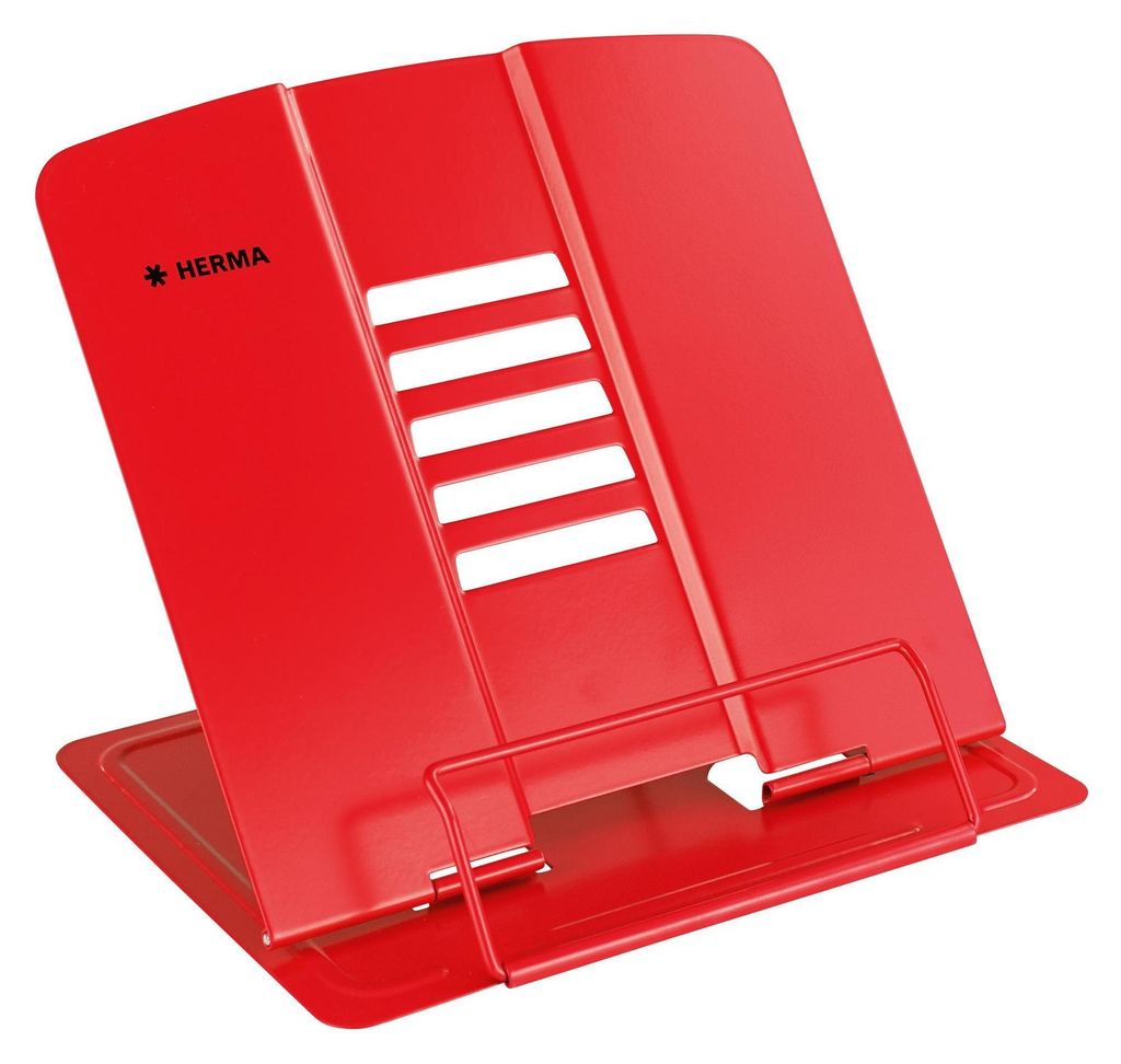 HERMA 19973. Estante para libros XL, de metal, color rojo Imagen del producto 