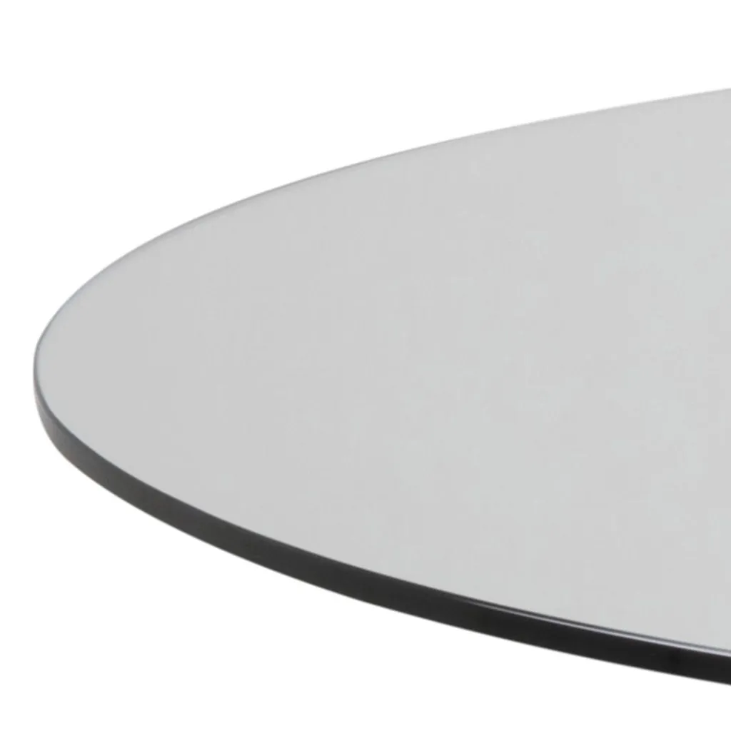 Table de repas HEAVEN extensible en céramique grise et métal robuste