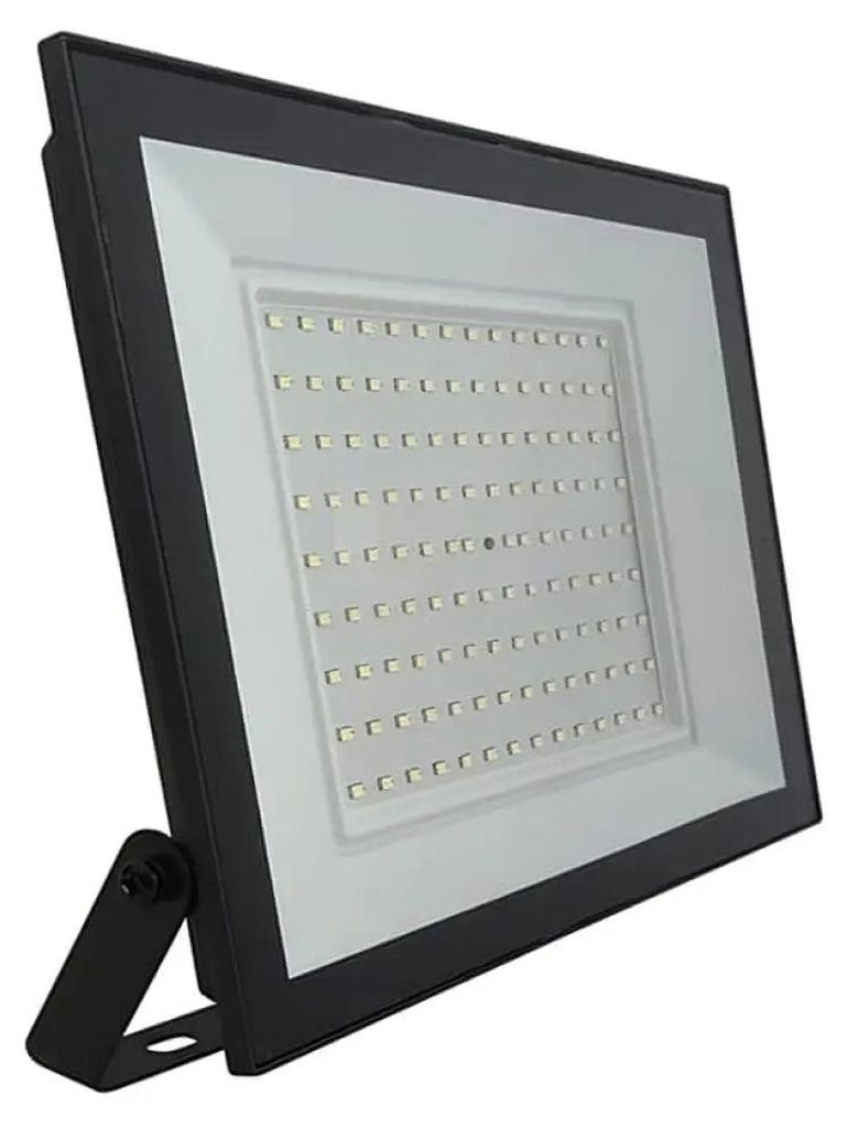V-TAC LED-Fluter, VT-44109, 100 W, 6500K, EEK: F, 8150 lm, kaltweiß, IP65, schwarz