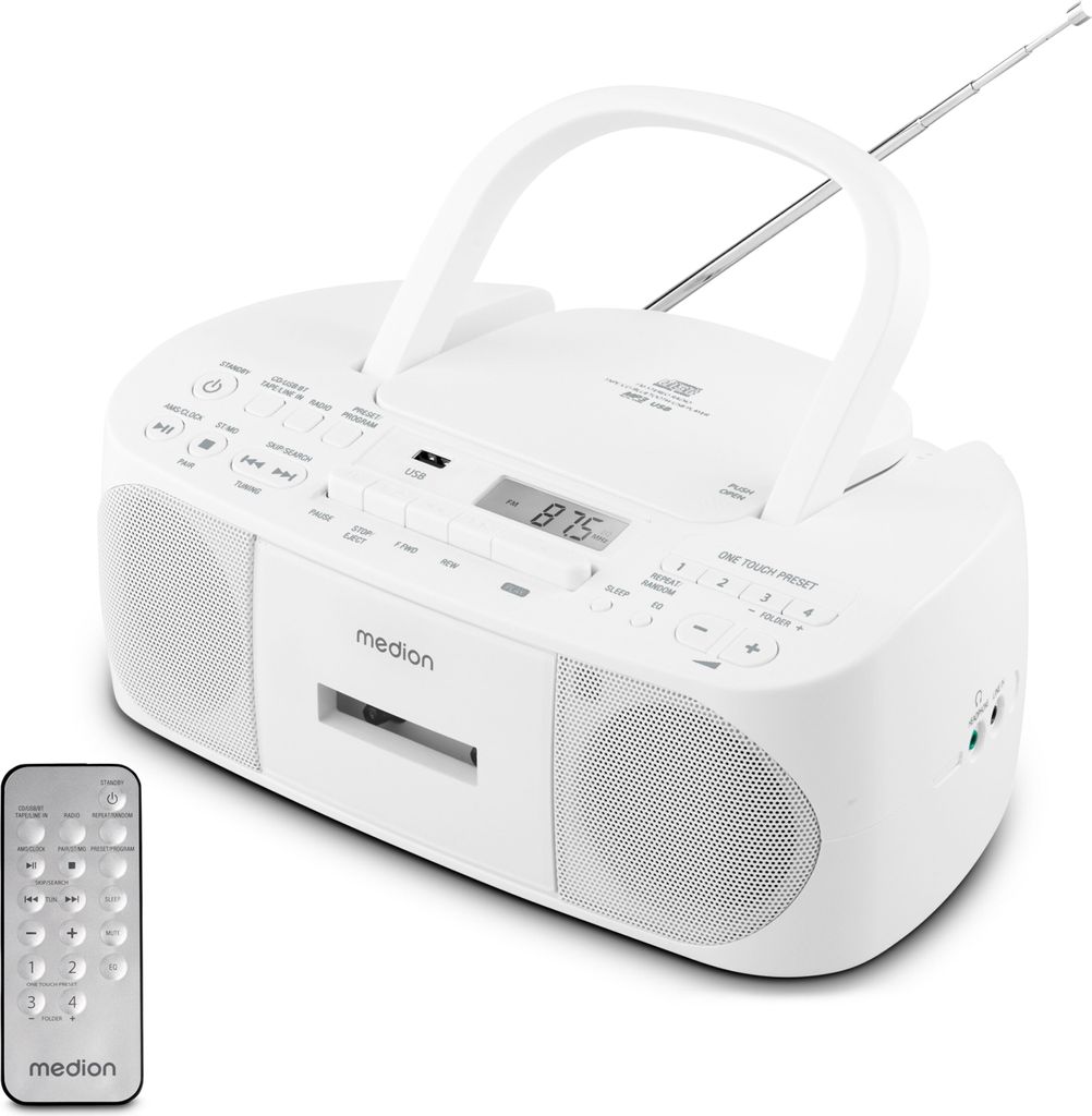 MEDION E65010 Stereoradio (CD-Player, Kassette, USB Produktbild 