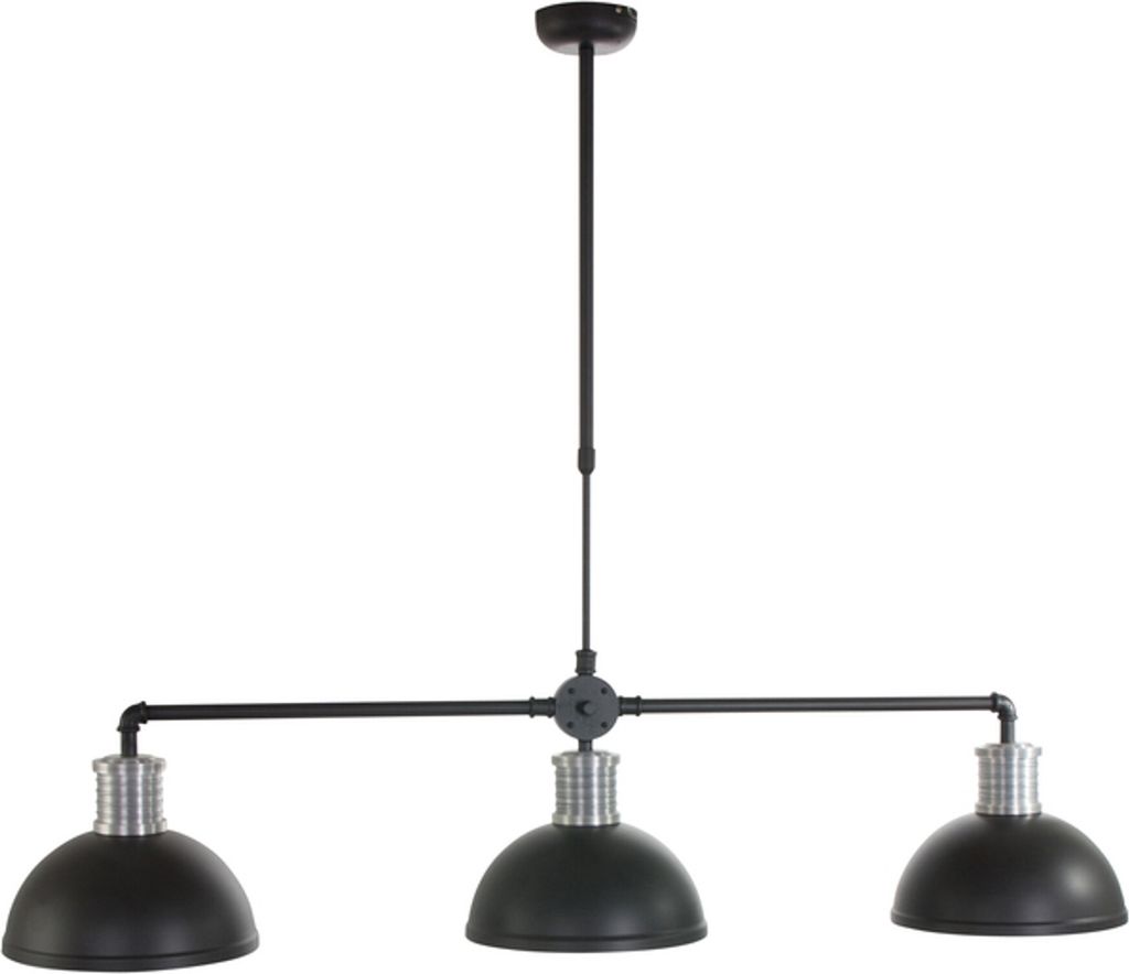 Steinhauer Pendelleuchte Brooklyn 3-flammig Schwarz Matt/ Produktbild 