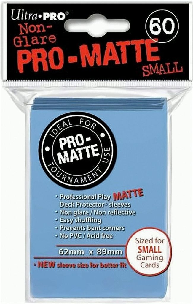 Ultra Pro Pro-Matte sleeves, Japan, lichtblauw (60 stuks) Productafbeelding 