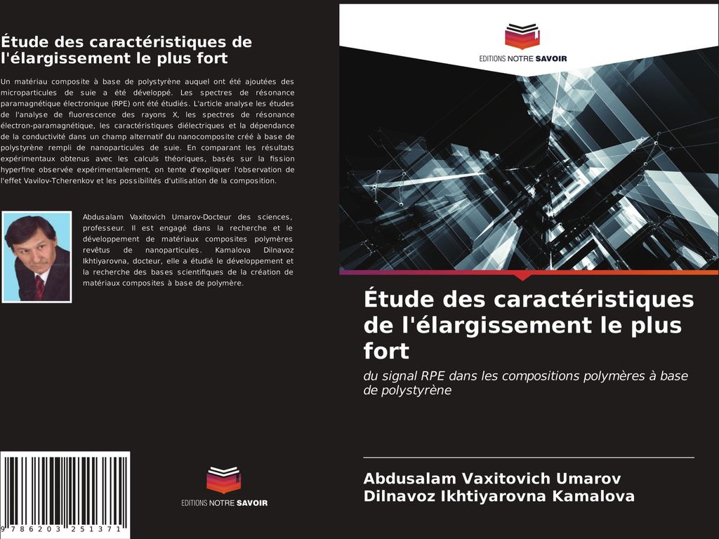 Étude des caractéristiques de l'élargissement le plus fort