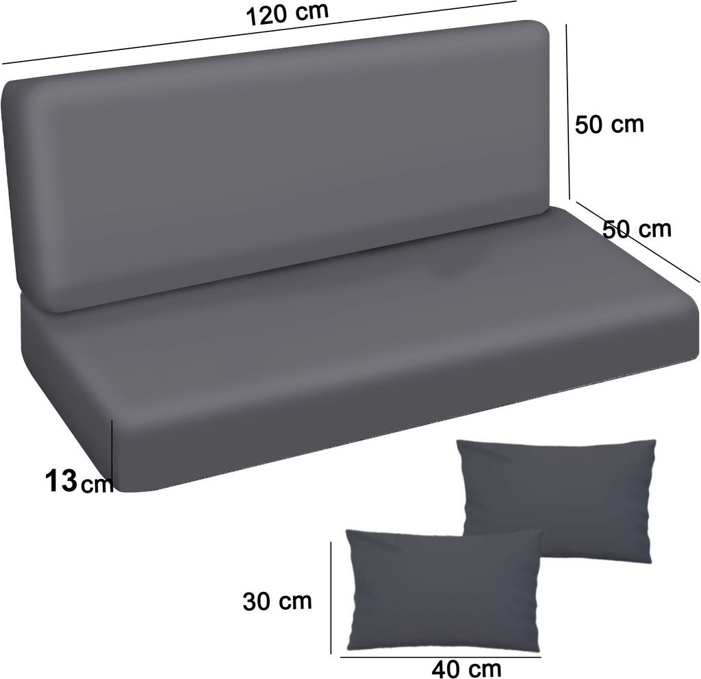 Auflage für Hollywoodschaukel 120x50x50 Kaufland.de