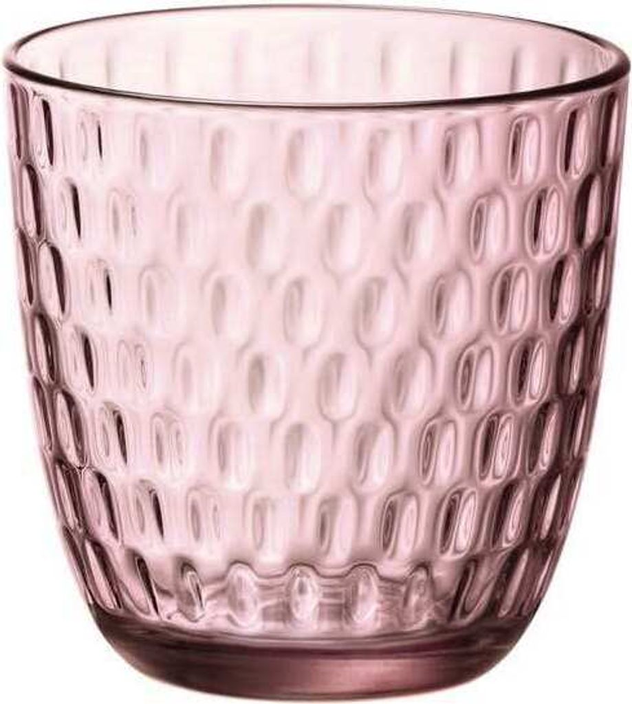 Bormioli Rocco Slot – Set mit 6 rosa Gläsern, Glas Produktbild 