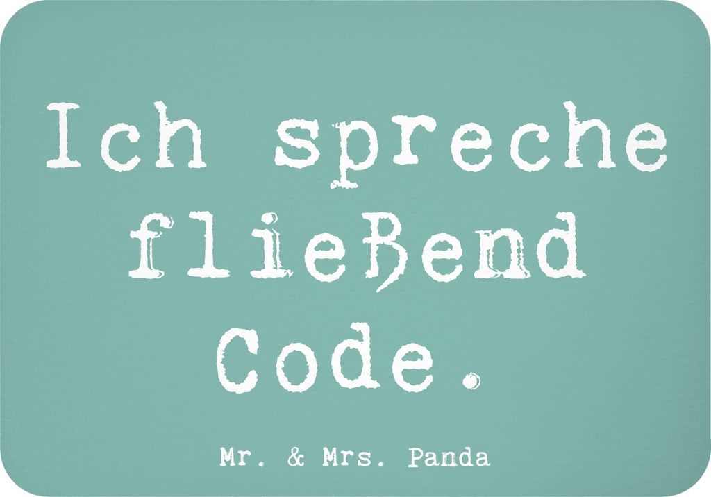 Mr. & Mrs. Panda magnet Spruch Code Meister - Meeresbrise - Geschenk, Beruf, Softwareentwicklung, zettelhalter, Software Engineering, whiteboardmag...