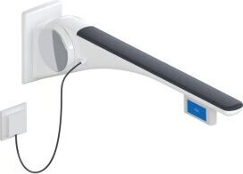 HEWI 802.50.42260 GU Stützklappgriff Basic,750 mm,links Produktbild 