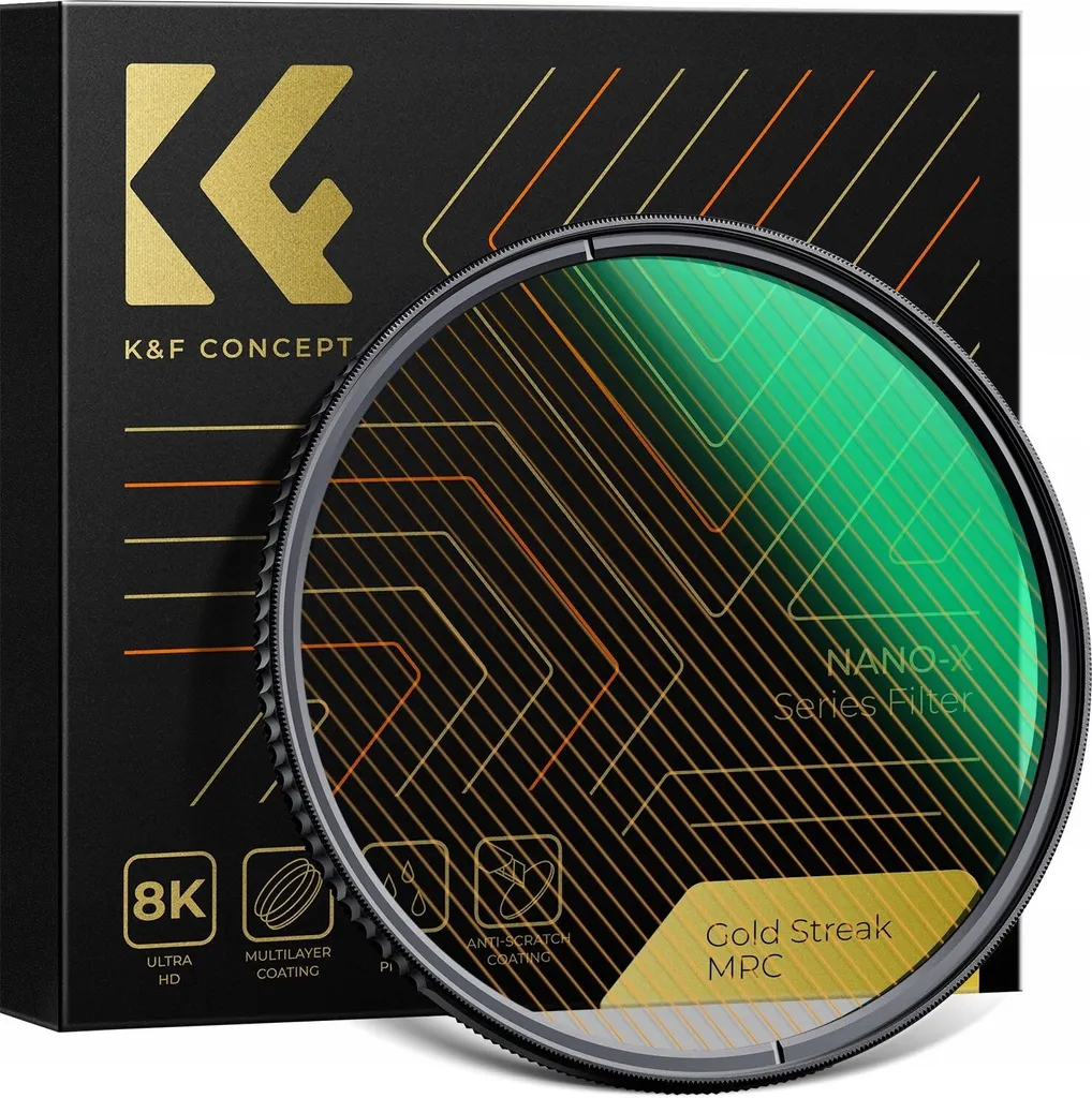 Filtro anamorfico GOLD Streak K&F NANO-X MRC 58mm 58mm / KF01.2106